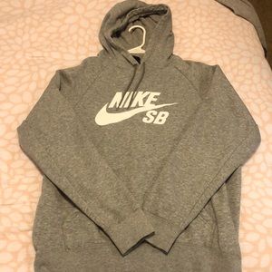 Grey Nike SB Hoodie